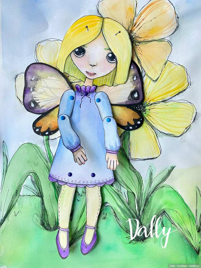 Лупоглазки #1 и 2. Подвижные бумажные куклы (фото 10)