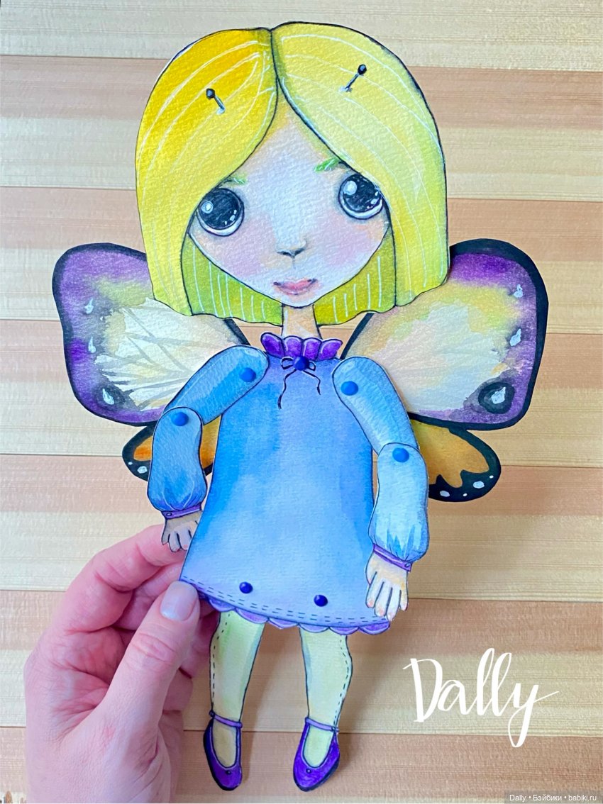 Лупоглазки #1 и 2. Подвижные бумажные куклы (фото 7)