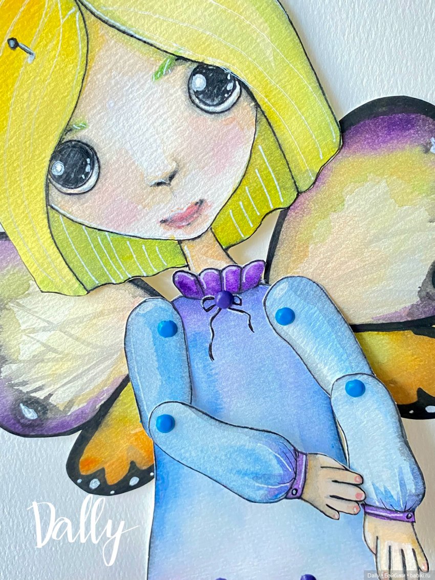 Лупоглазки #1 и 2. Подвижные бумажные куклы (фото 8)