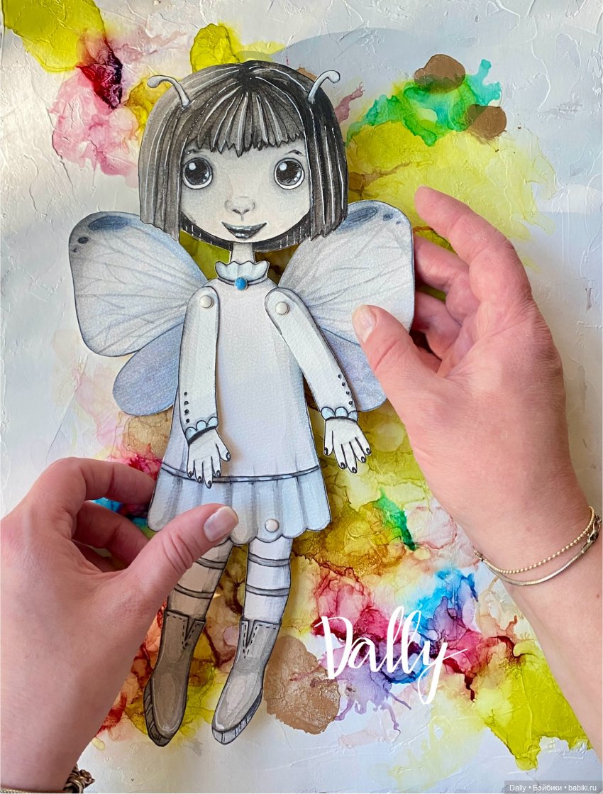 Лупоглазки #1 и 2. Подвижные бумажные куклы (фото 5)