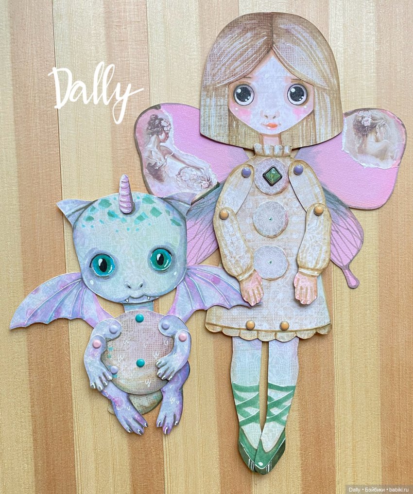 От бабочки до дракона — Авторские куклы из дерева (фото 4)