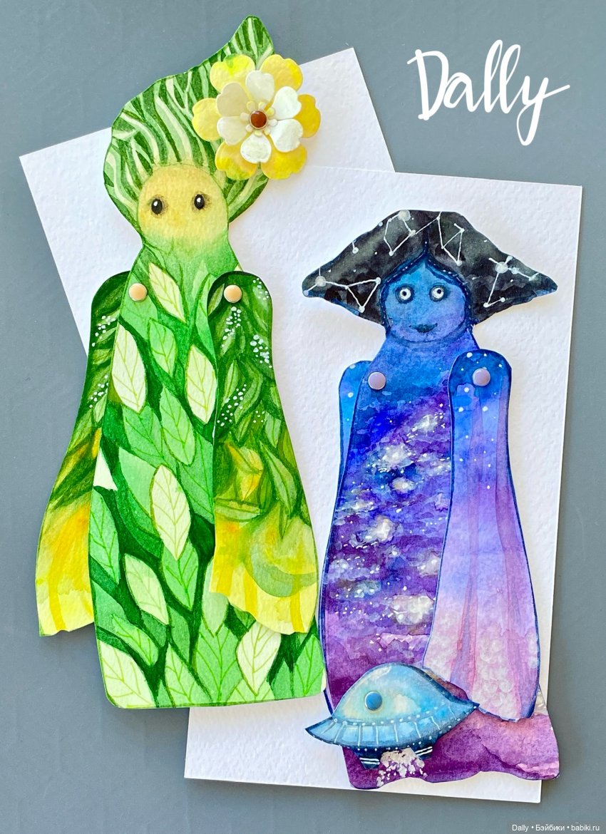 Ботаника и Галактика — Авторские куклы из дерева (фото 6)