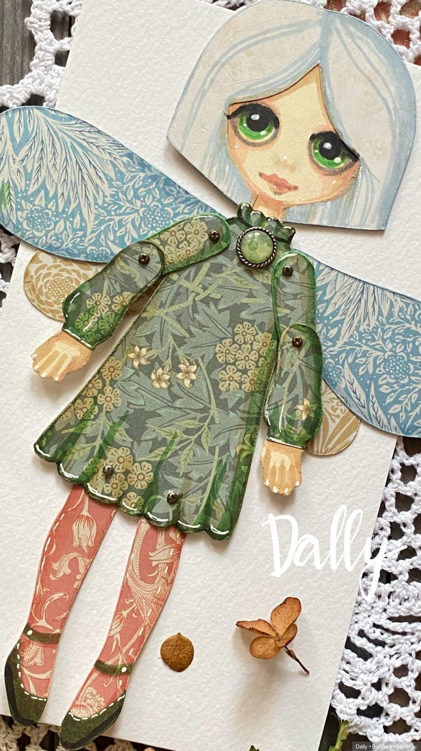 Травяная и Ловец снов — Авторские куклы из дерева (фото 2)