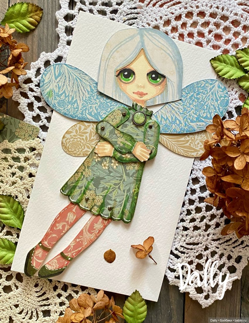 Травяная и Ловец снов — Авторские куклы из дерева
