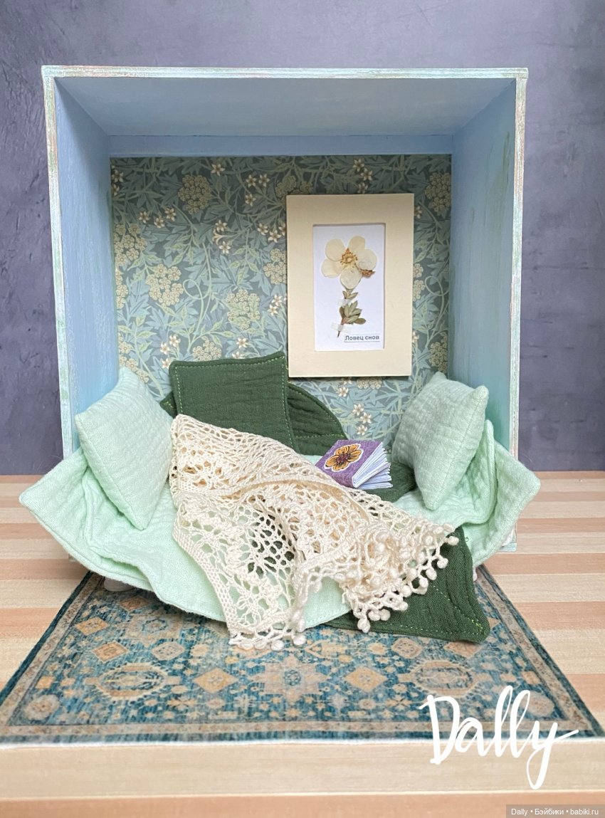 Доллбокс с цветком — Румбоксы и кукольные интерьеры: фото