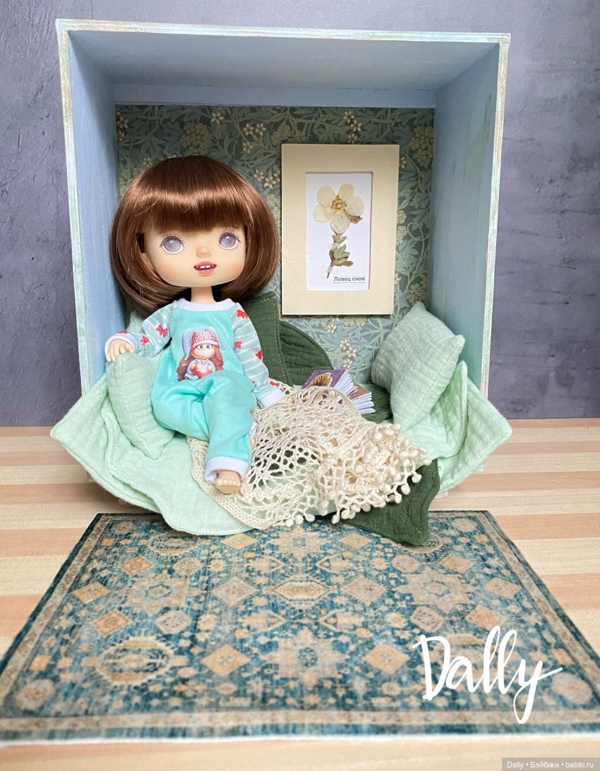 Доллбокс с цветком — Румбоксы и кукольные интерьеры: фото (фото 10)