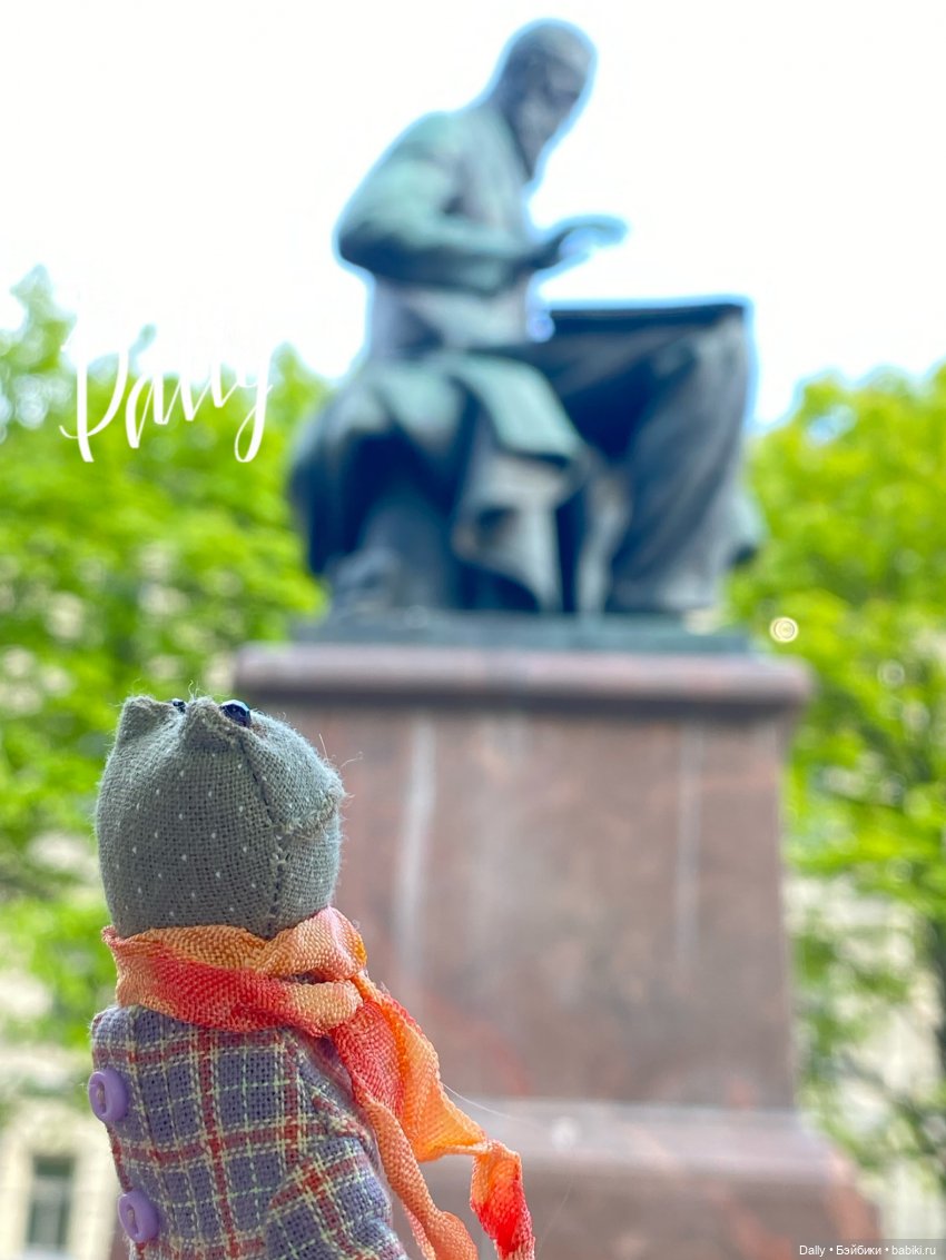 Лягушка и Петербург — Домашние фото авторских игрушек: Тедди (фото 7)