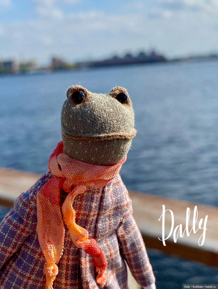 Лягушка и Петербург — Домашние фото авторских игрушек: Тедди (фото 2)