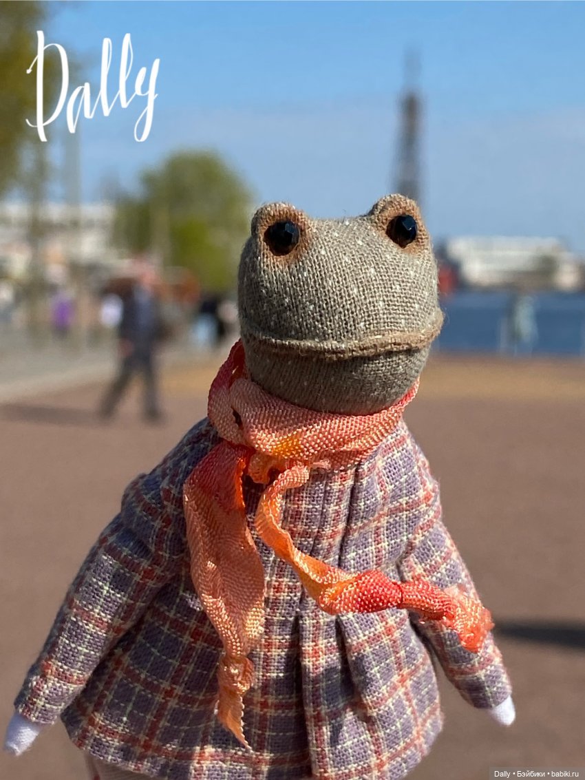 Лягушка и Петербург — Домашние фото авторских игрушек: Тедди