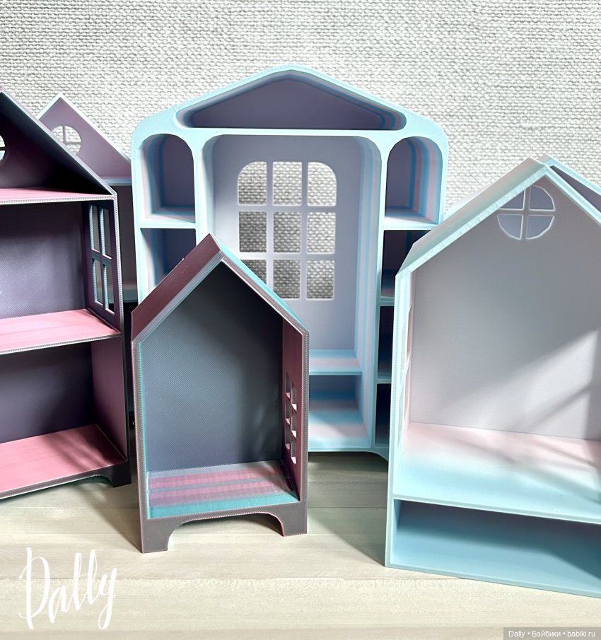 Печатные домики — Румбоксы и кукольные интерьеры: фото