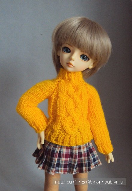 вязаная одежда для кукол-бжд от natalica71