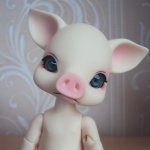 Как мы Лушу одевали. Свинка Кiki от DollFactory