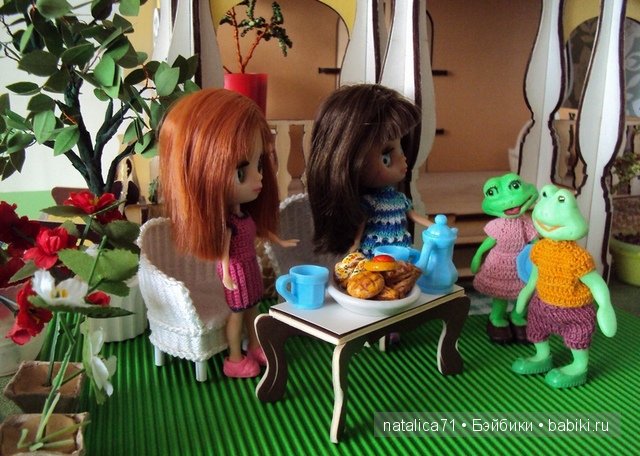 миниблайз и лягушата