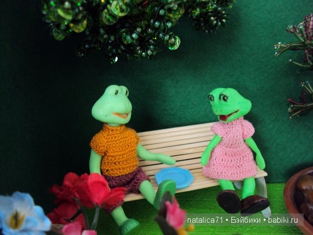 миниблайз и лягушата