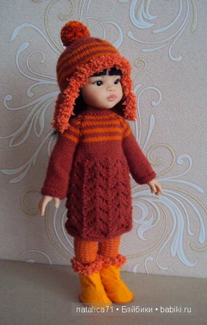 Оранжевое настроение — Одежда и обувь для кукол своими руками: фото (фото 8)