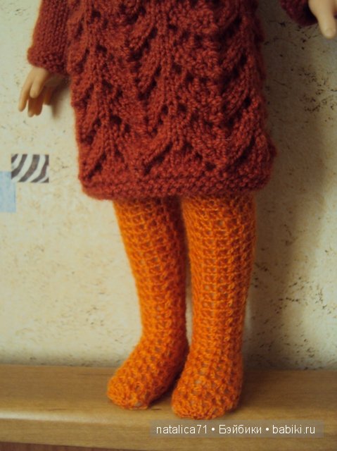 Оранжевое настроение — Одежда и обувь для кукол своими руками: фото (фото 6)