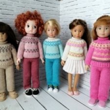Вязаные комплекты для кукол