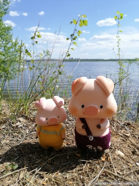 Два пятачка на отдыхе — Коллекционные фигурки (разное): животные