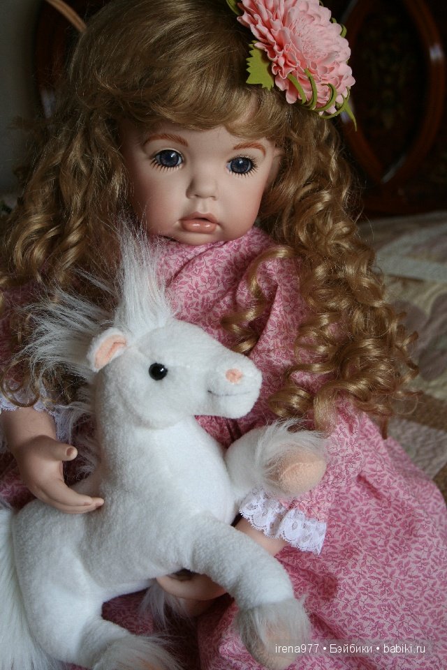Нежная фарфоровая девочка. Молд TIBBY, Donna Rubert (фото 2)