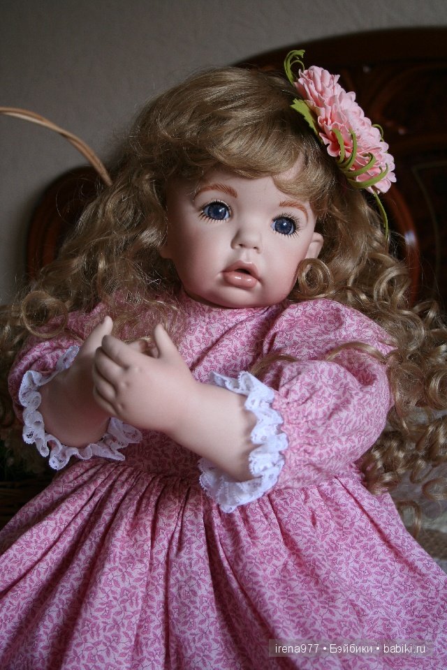 Нежная фарфоровая девочка. Молд TIBBY, Donna Rubert (фото 5)