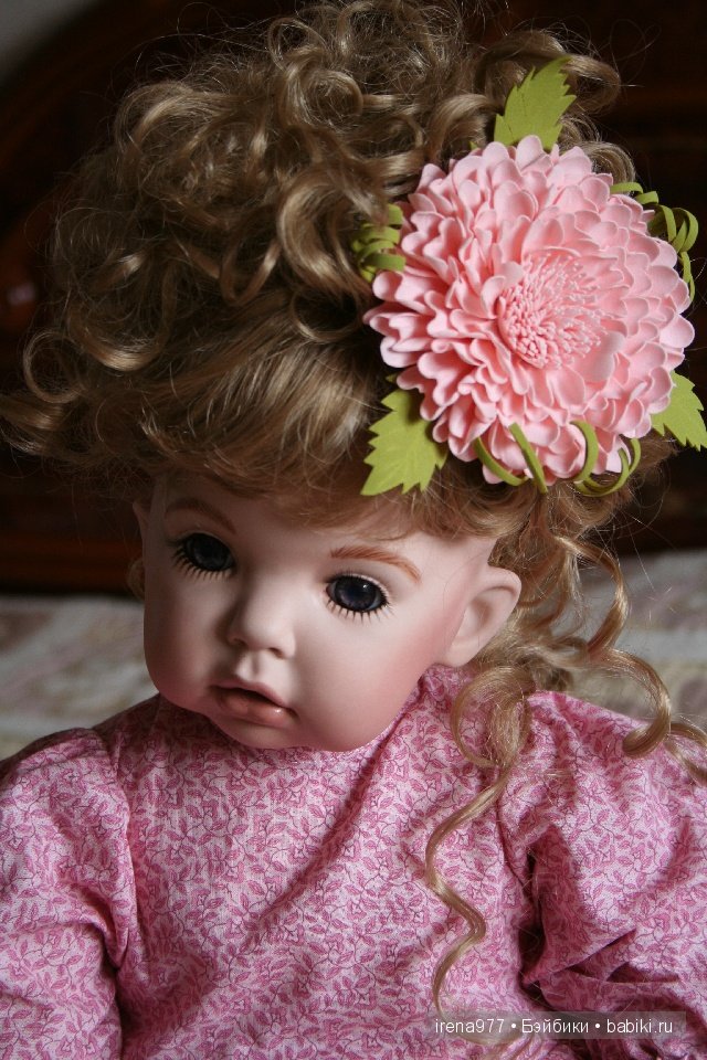 Нежная фарфоровая девочка. Молд TIBBY, Donna Rubert (фото 10)