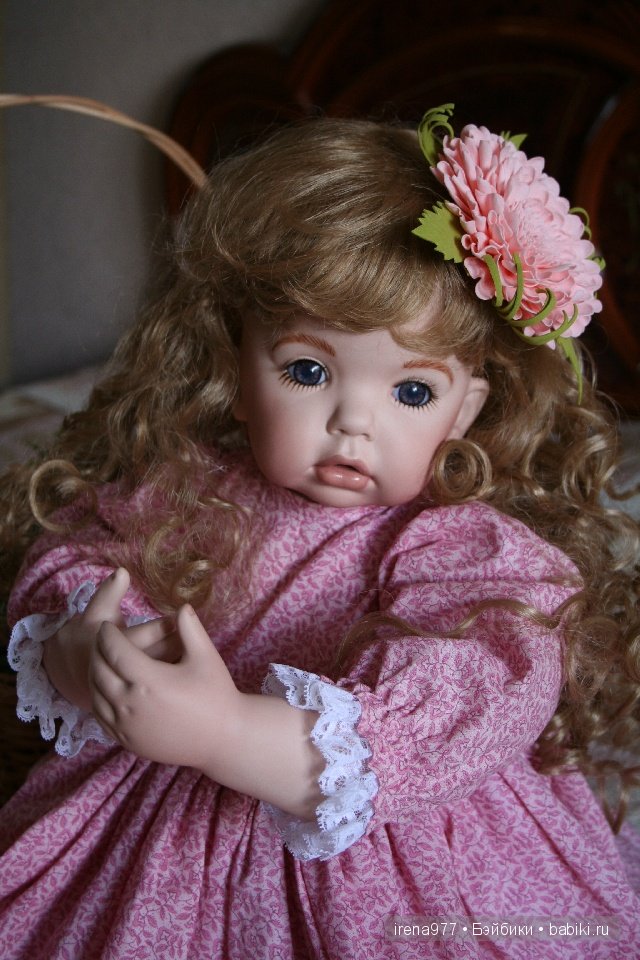 Нежная фарфоровая девочка. Молд TIBBY, Donna Rubert (фото 4)