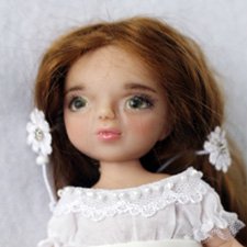 Виктория - полушарнирная куколка-малышка