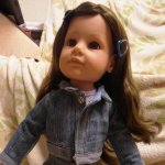 Самопальный джинсовый костюмчик для Готц