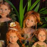 Цверги, живущие в моих цветах. Коллекционные куклы