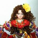 Мои цыганские костюмы для фарфоровых кукол