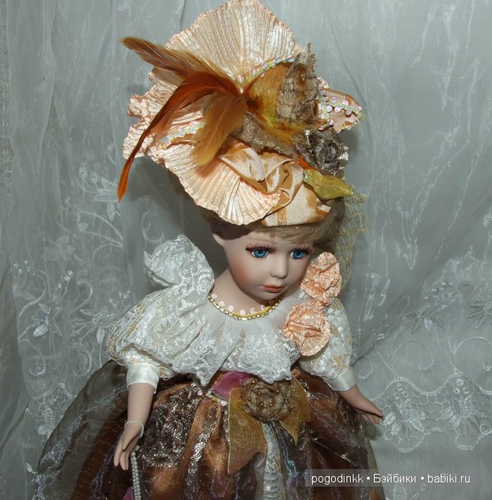 "Оливия!" - художественный образ фарфоровой куколки, навеянный Шекспиром (фото 5)