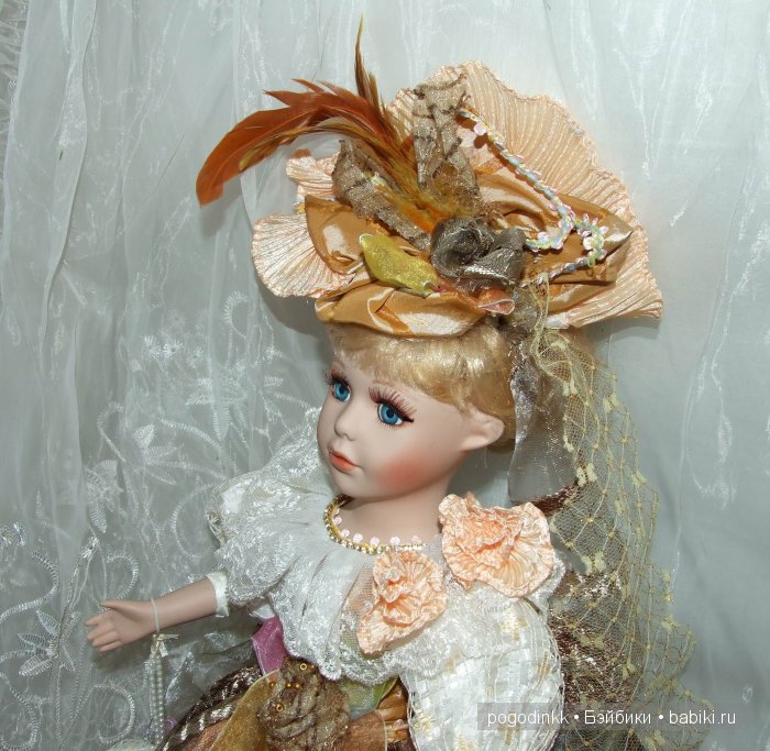 "Оливия!" - художественный образ фарфоровой куколки, навеянный Шекспиром (фото 3)