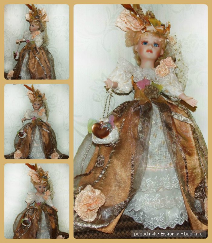 "Оливия!" - художественный образ фарфоровой куколки, навеянный Шекспиром (фото 10)