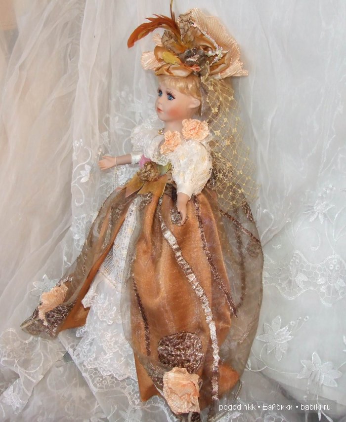 "Оливия!" - художественный образ фарфоровой куколки, навеянный Шекспиром (фото 4)