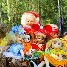 Дядюшка Фокус - Покус и куклята отдыхают на природе