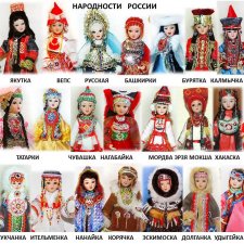 Мои куклёшки в костюмах народов России - ч.1