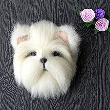 Брошь. Собачка.