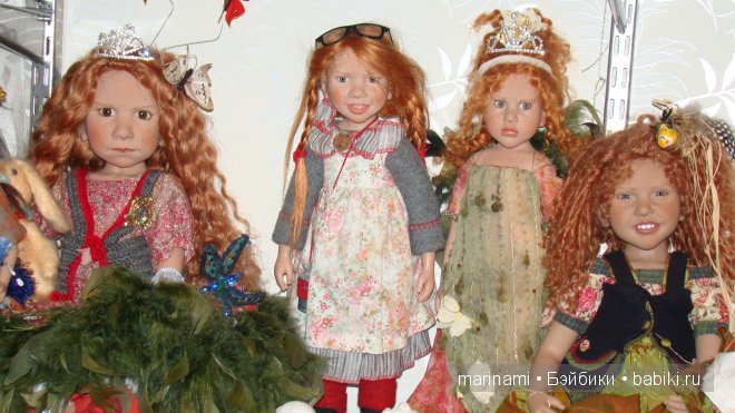 Любимые рыжики от Цвергназе. Коллекционные куклы