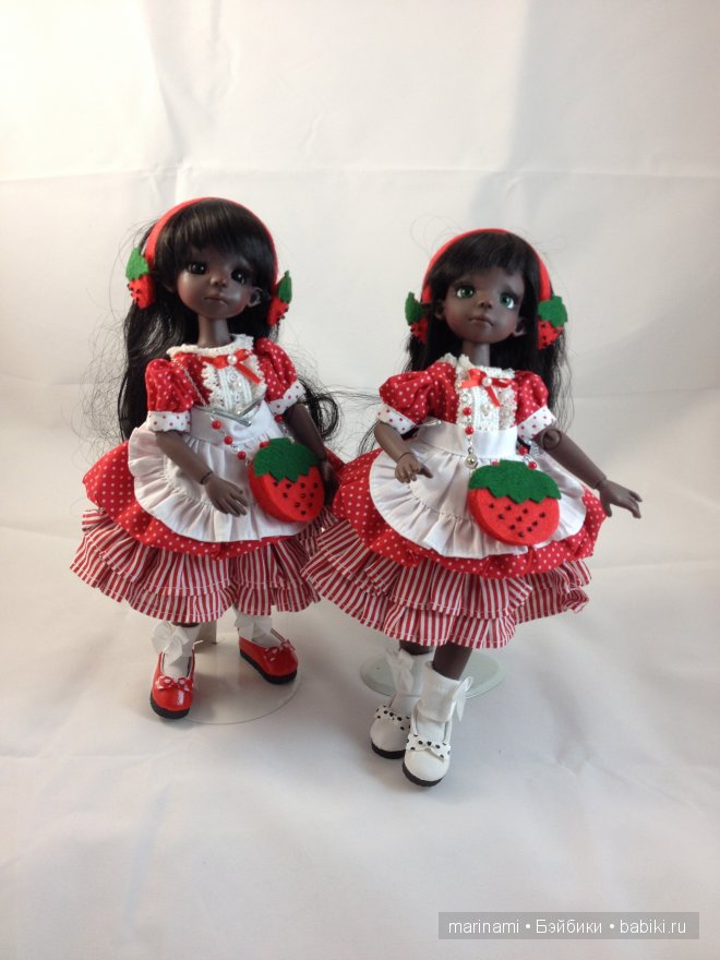У нас клубнично-земляничное настроение. Куклы Kaye Wiggs