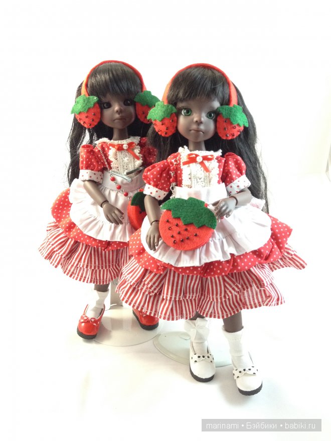 У нас клубнично-земляничное настроение. Куклы Kaye Wiggs (фото 8)