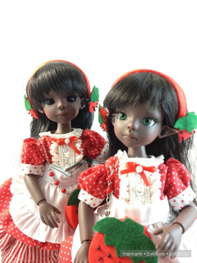У нас клубнично-земляничное настроение. Куклы Kaye Wiggs