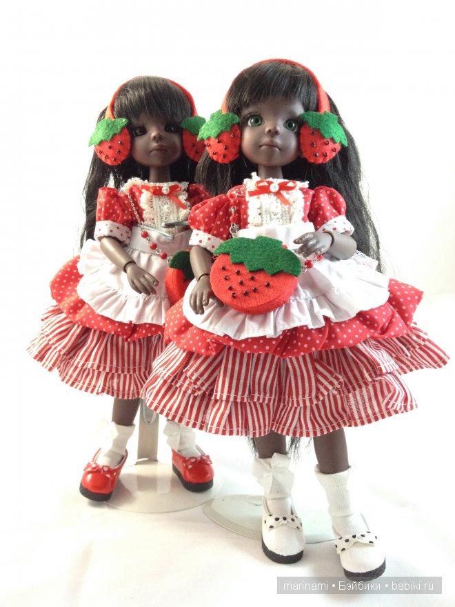 У нас клубнично-земляничное настроение. Куклы Kaye Wiggs (фото 9)