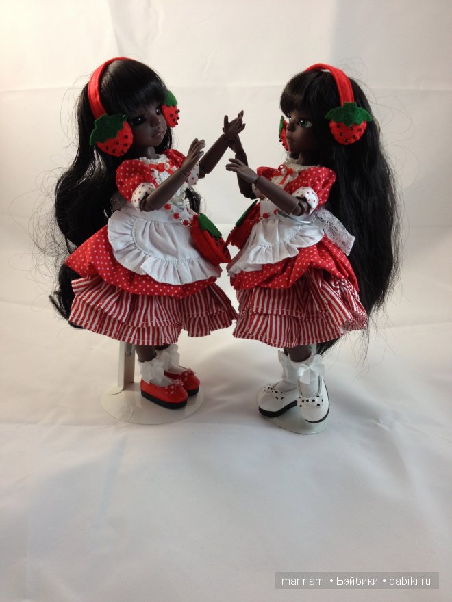 У нас клубнично-земляничное настроение. Куклы Kaye Wiggs (фото 4)