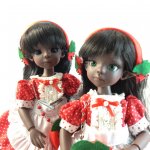 У нас клубнично-земляничное настроение. Куклы Kaye Wiggs