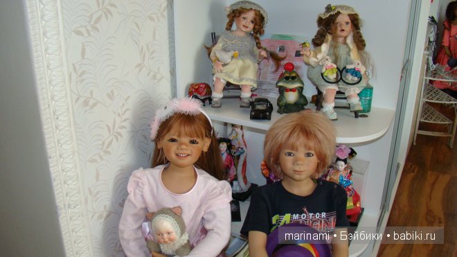 Моя коллекция в лицах, часть 2. Куколки от Annette Himstedt