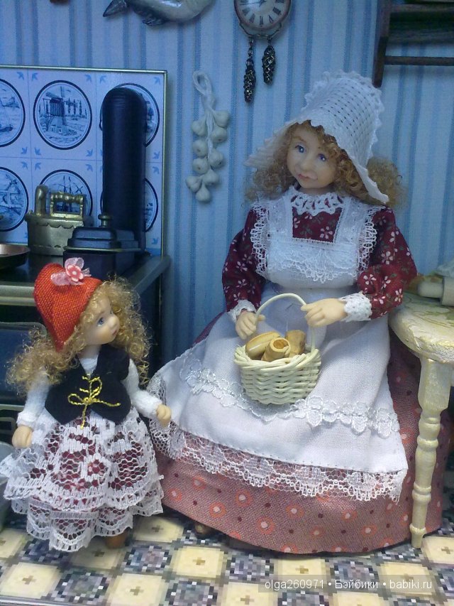 Красная шапочка. Миниатюрные куклы Ольги Павлычевой