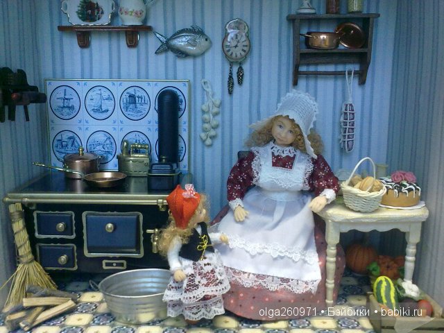 Красная шапочка. Миниатюрные куклы Ольги Павлычевой