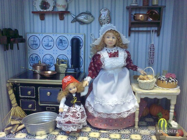 Красная шапочка. Миниатюрные куклы Ольги Павлычевой (фото 2)