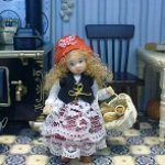 Красная шапочка. Миниатюрные куклы Ольги Павлычевой