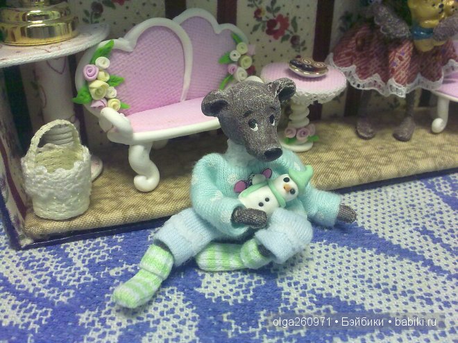 Мои мишки-малышки. Кукольная миниатюра Ольги Павлычевой (фото 8)